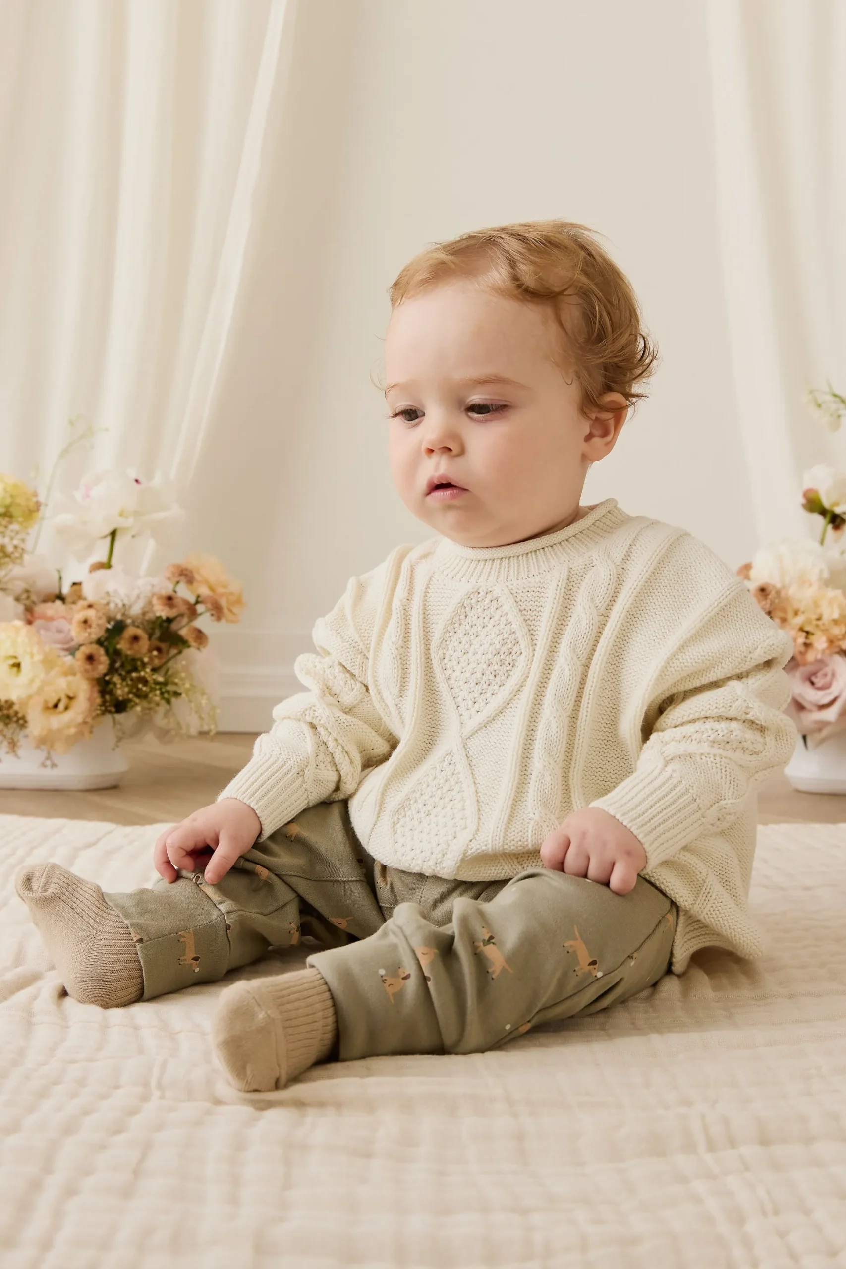 Pima Cotton Wesley Pant - Play Ball Vert