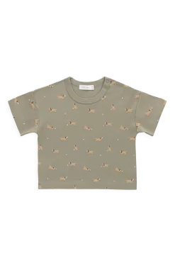 Pima Cotton Wesley Tee - Play Ball Vert