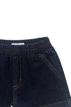 Reid Denim Short-Mid Indigo Denim