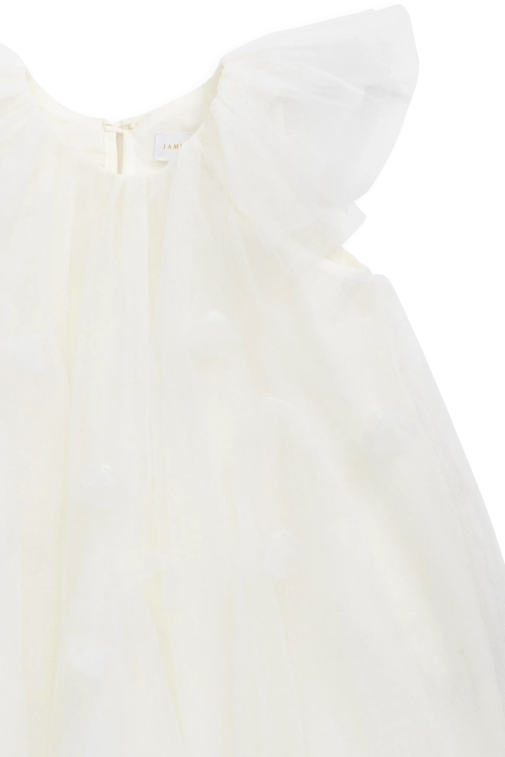 Rhea Tulle Dress - Parchment