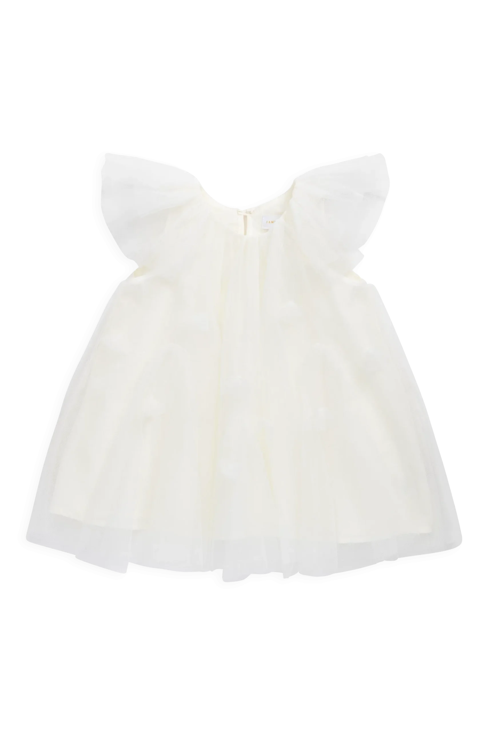 Rhea Tulle Dress - Parchment