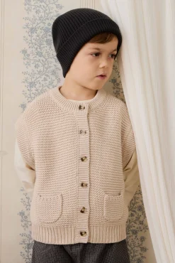 Rome Knit Vest - Oat Marle