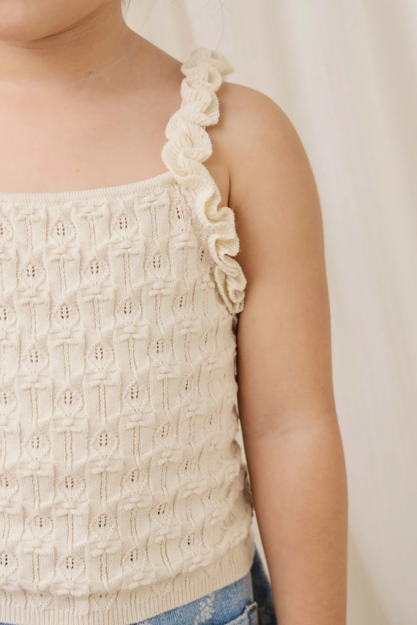 Sammy Knitted Top - Vanilla