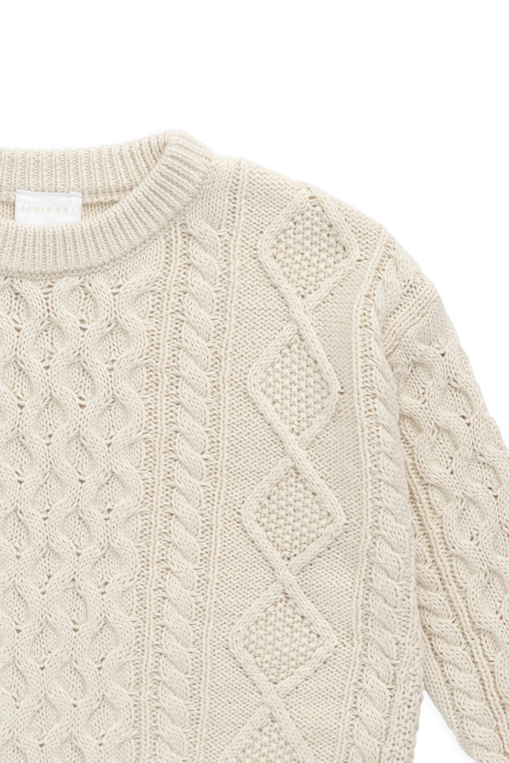 Sawyer Knit Jumper - Vanilla
