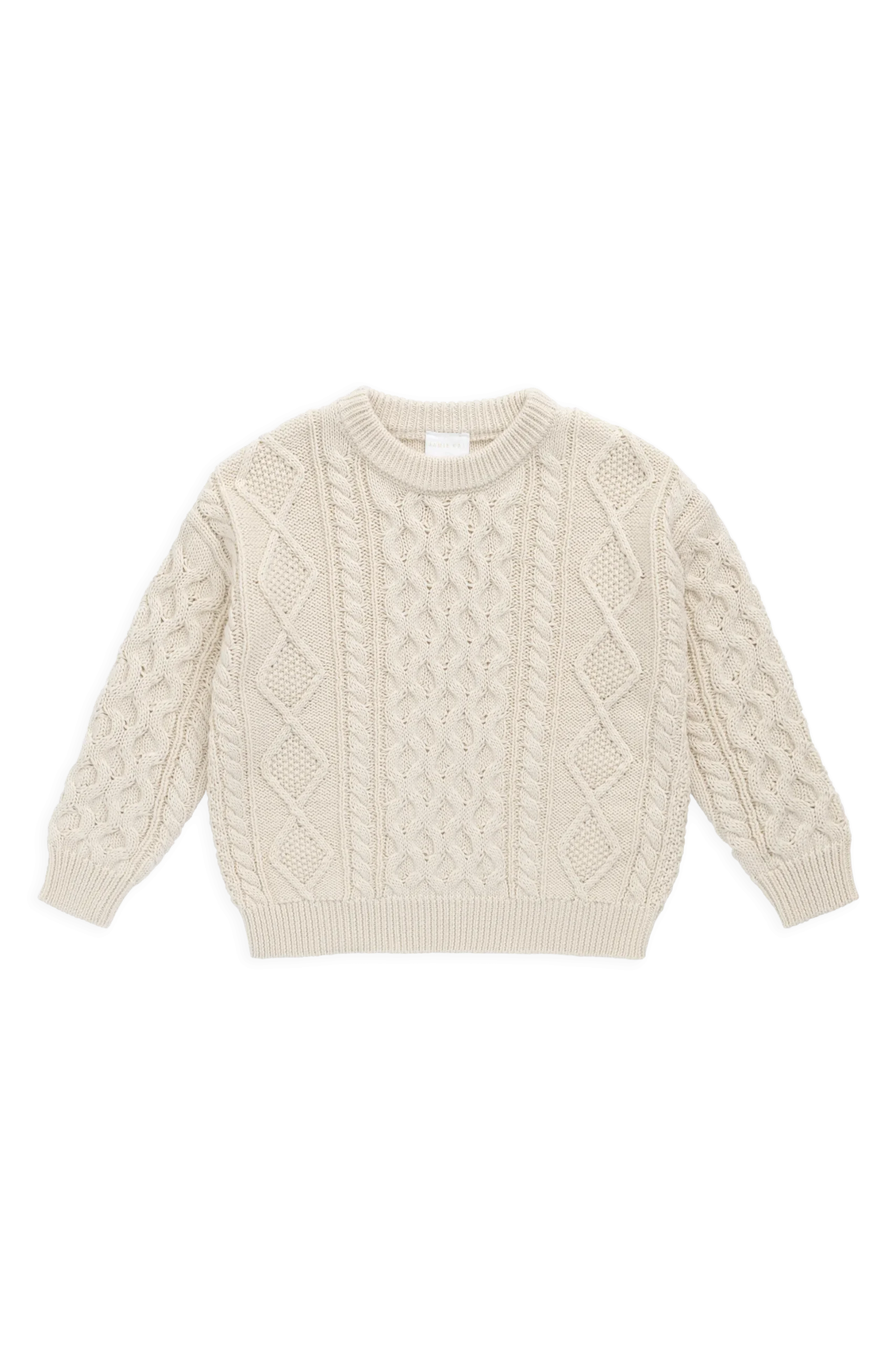 Sawyer Knit Jumper - Vanilla