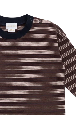 Slub Cotton Iver Long Sleeve Tee - Regal Stripe