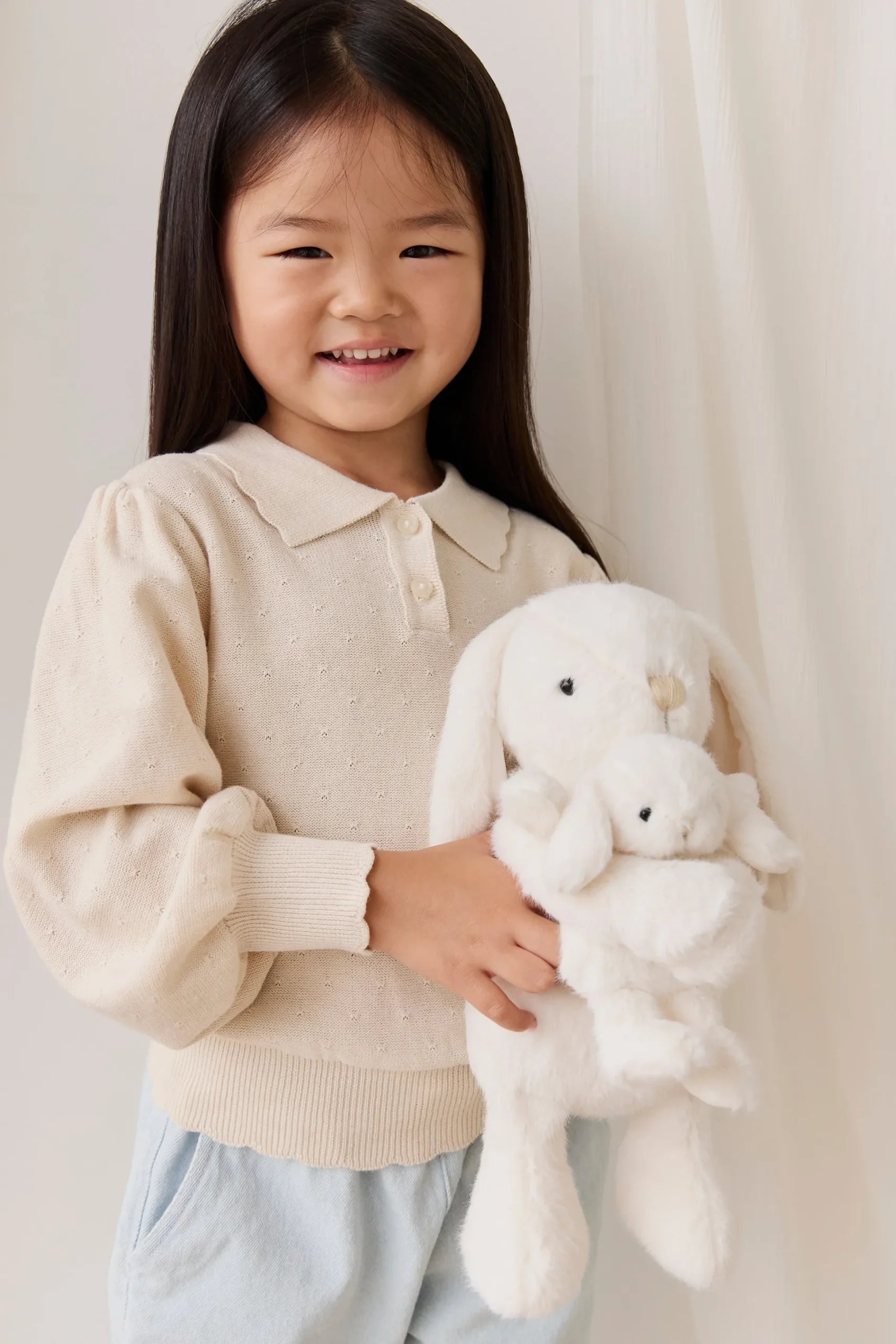 Snuggle Bunnies - Frankie the Hugging Bunny - Marshmallow