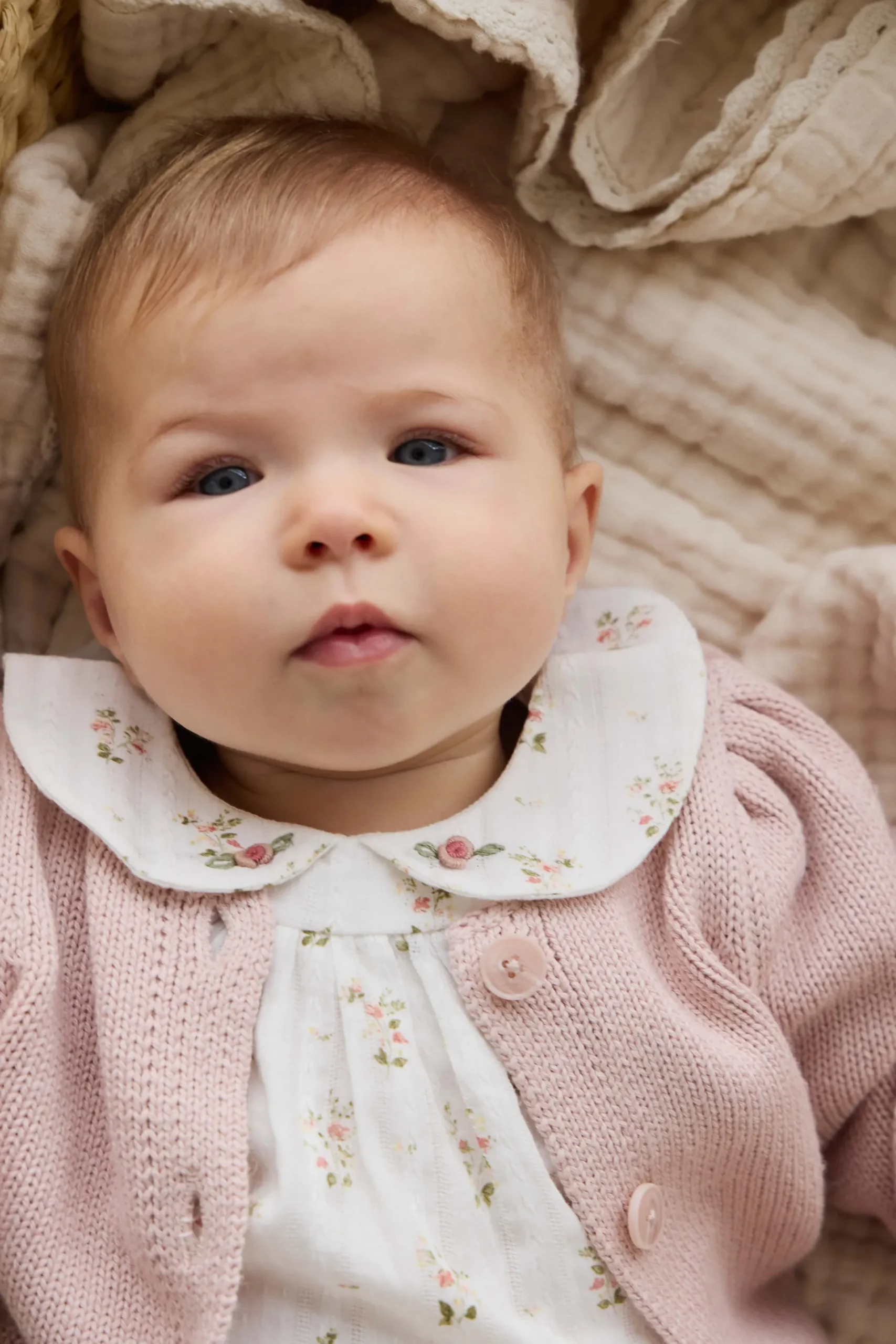 Tasha Knitted Cardigan - Sweetpea Marle
