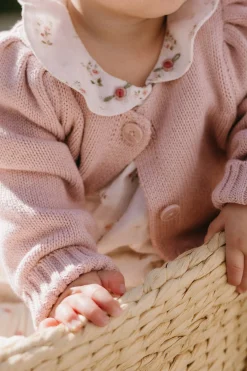 Tasha Knitted Cardigan - Sweetpea Marle