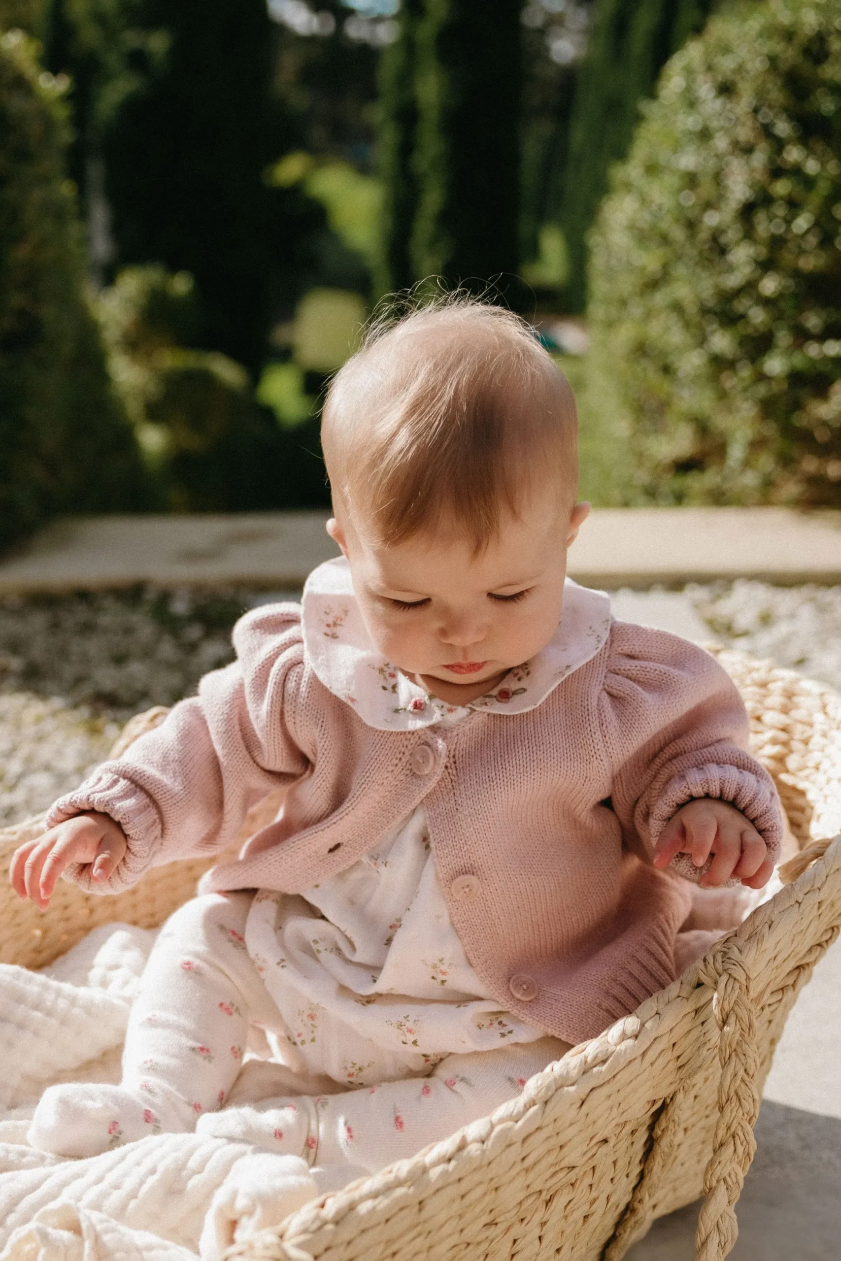 Tasha Knitted Cardigan - Sweetpea Marle