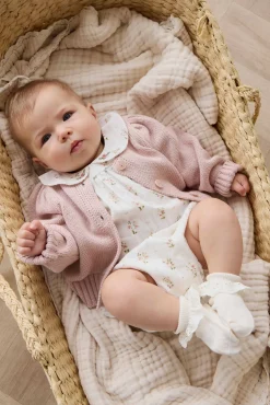 Tasha Knitted Cardigan - Sweetpea Marle