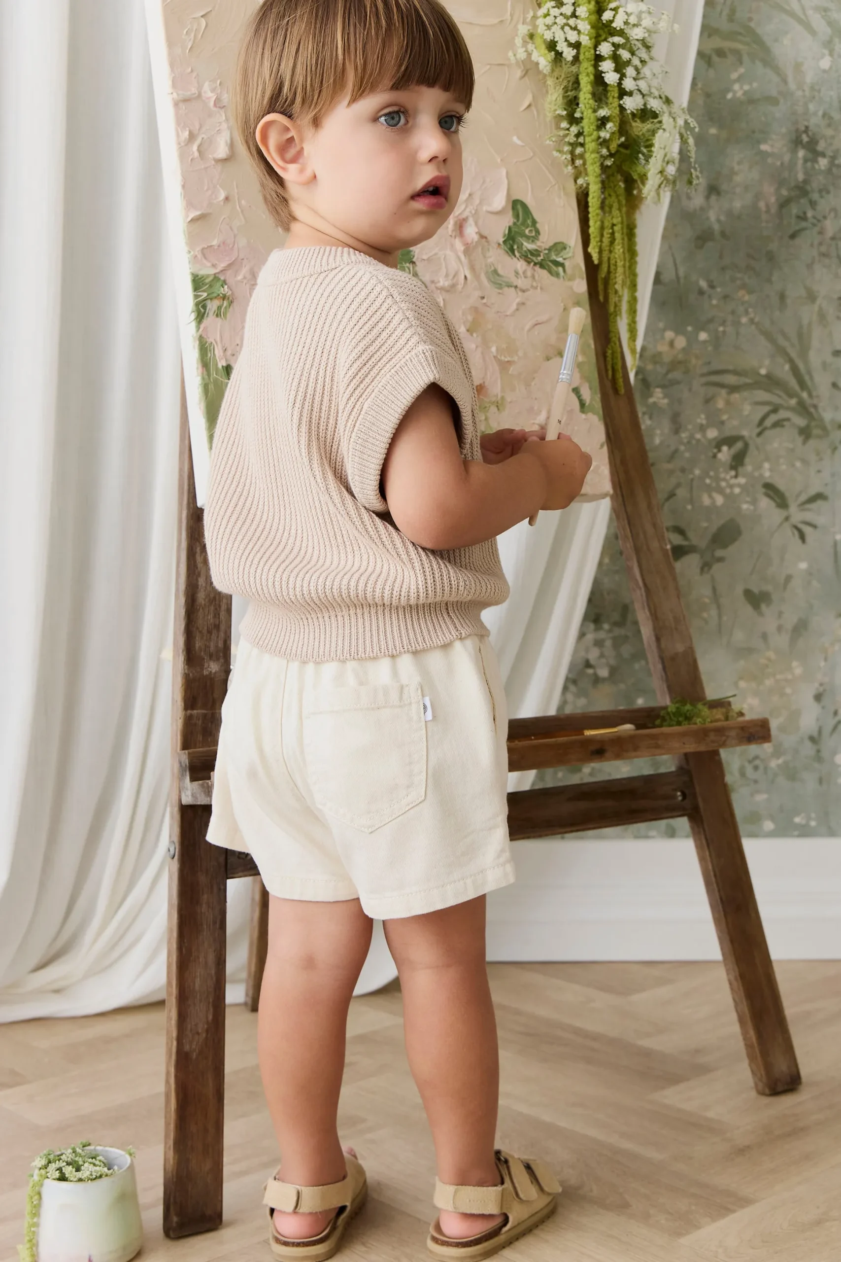 Virgil Knit Vest - Sand